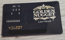 Golden Nugget Casino Las Vegas Vintage Rare Slot Card
