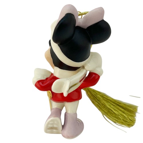 Lenox China Minnie Mouse 2020 Season for Skiing Disney Xmas Ornament MIB - Picture 6 of 10