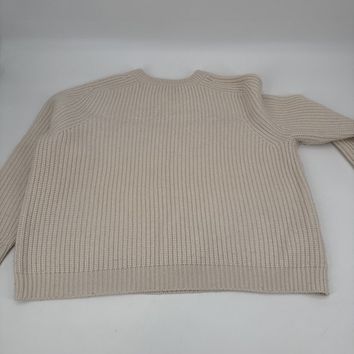 Rare Autumn Cashmere Cream Hand Knit Skull Sweater Women’s Size Medium L@@K - Picture 14 of 14