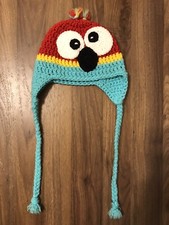 Knit Parrot Baby Hat Size 6-12 Months