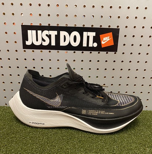 Nike ZoomX Vaporfly Next % 2 Black & Gold Running Shoes CU4111-001 Men’s Size 15 - Picture 2 of 9