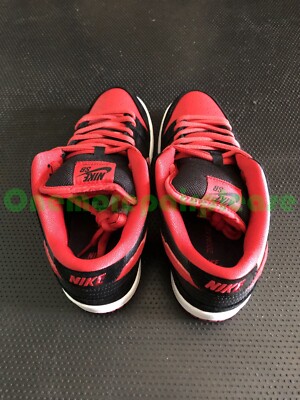 Nike Dunk Low Pro SB Black University Red-Black 304292-039 BRED J