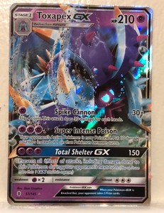 Details About Toxapex Gx 57145 Pokemon Card