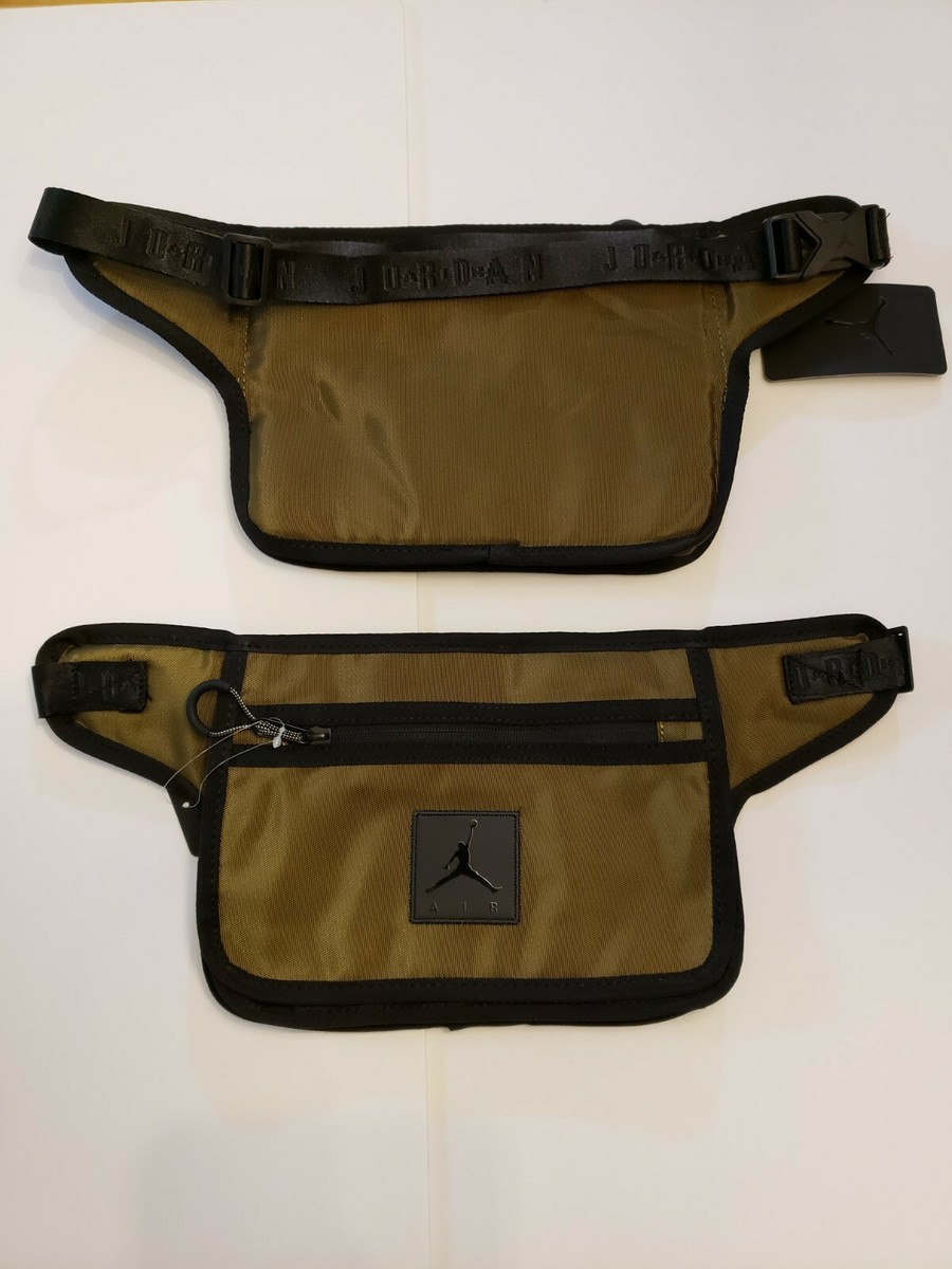 Nike Air Jordan Crossbody Belt Bag Fanny Pack Hip Waist Olive Green  9A0331-F1F