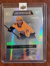 2021-22 Credentials #DTAA-PT Philip Tomasino Debut Ticket Access Auto /199