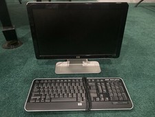 HP W1858 18.5in Widescreen Monitor With Keyboard