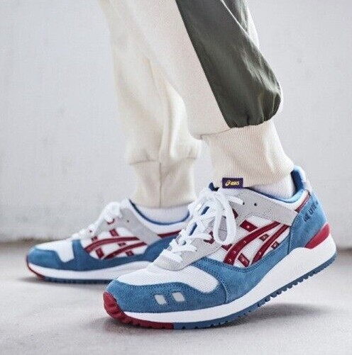 Asics Gel Lyte OG Azure/Beet Juice 1201A482-400 Men's Suede