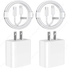 20W Power Adapter PD Fast Charger USB-C Cord For iPhone 14 13 12 11 Pro Max XR 8