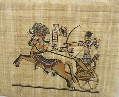  Hand painted Egyptian papyrus