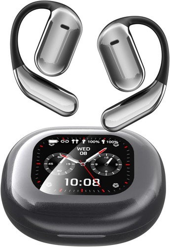 Intelligent Touch Screen Open-Ear Bluetooth Headphones Wireless Running Workout - Picture 5 of 19