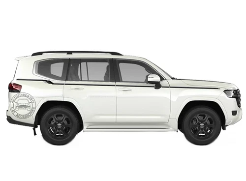 Graphics Waist Line Stripe Car Sticker For Toyota Land Cruiser LC300 Side Decals - Picture 8 of 11