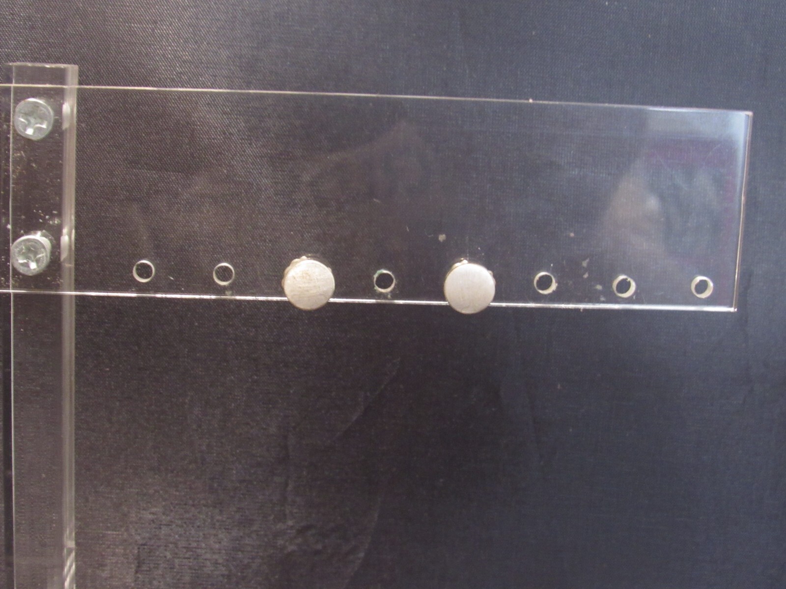 Stud Earrings with a Silver Tone Round Flat Bead-image
