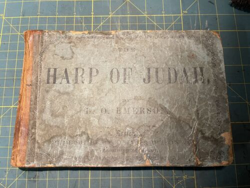 The Harp of Judah by L. O. Emerson 1863 Collection of Sacred Music - Picture 1 of 13