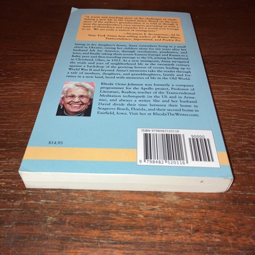 Anna: An Immigrant Story - Rhoda Orme-Johnson - 2021 - Paperback - Good Shape - Foto 9 di 9
