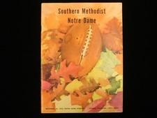 September 24, 1955 Southern Methodist University @ Notre Dame NCAA Program