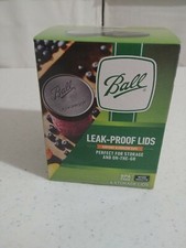 Ball Leak Proof Storage Lids, Wide Mouth  (Box Of 6)