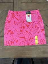 Rafaella Women's Comfort Waistband Front Pockets Stretch Skort