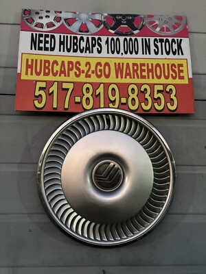 1986-91 Mercury Sable Finn Type 1 Oem Full  Used Hubcap 15  P/N E64Y1130F Rare