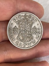 Great Britain King George VI Cupro-Nickel Half Crown - 1950