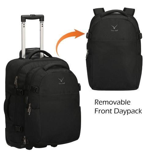 2 in 1 Carry-on Trolley Luggage Suitcase Detachable Compact Business Backpack - Picture 19 of 24