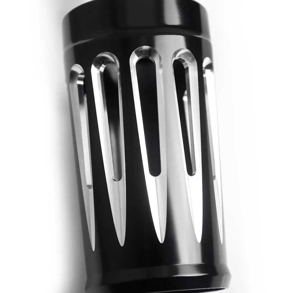 Fork Slider Covers CNC Cut For Harley 1980-up Touring Road King Street Glide Foto 4 de 4