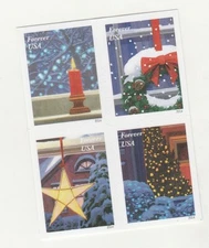 Scott  # 5145 - 5148 US Holiday Windows  Block  4 stamps  Free Ship  M/NH O/G  