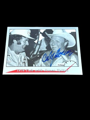 Cale Yarborough NASCAR Hall of Famer My Life REDLINE RACING autographed card #13