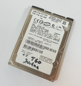 100GB Hitachi HTS722010K9SA00 SATA 2,5" Notebook Festplatte FRU 42T1485