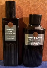 Bath  Body Works BEYOND SAVVY Men's 3-in-1 Hair Face  Body Wash  Cologne Mist