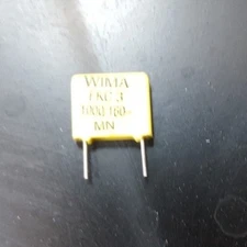 LOT OF 50 WIMA FKC3 100/160-MN CAPACITORS  (U2.4B2)