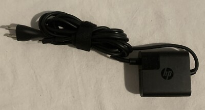 OEM HP TPN-LA06 45W 15V 3A USB-C AC Power Adapter Laptop Charger - Black