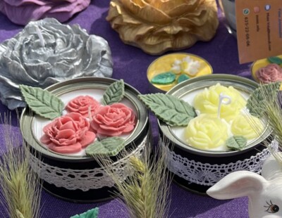 Vela Sant Jordi . Handmade (nueva)