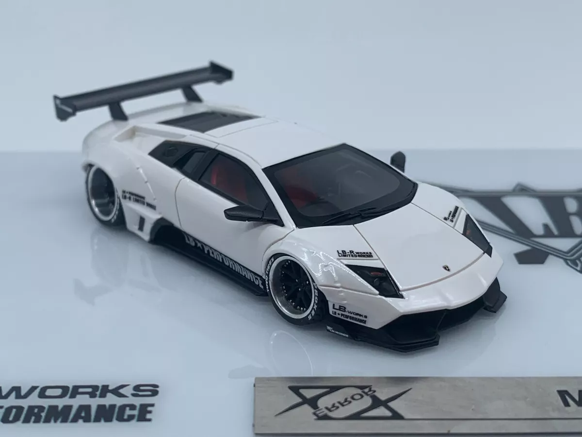 1/64 404 error LB ランボルギーニ ムルシエラゴ 白二台 - メルカリ