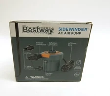 Bestway sidewinder AC air pump 110-120V Inflation And Deflation Camping NEW