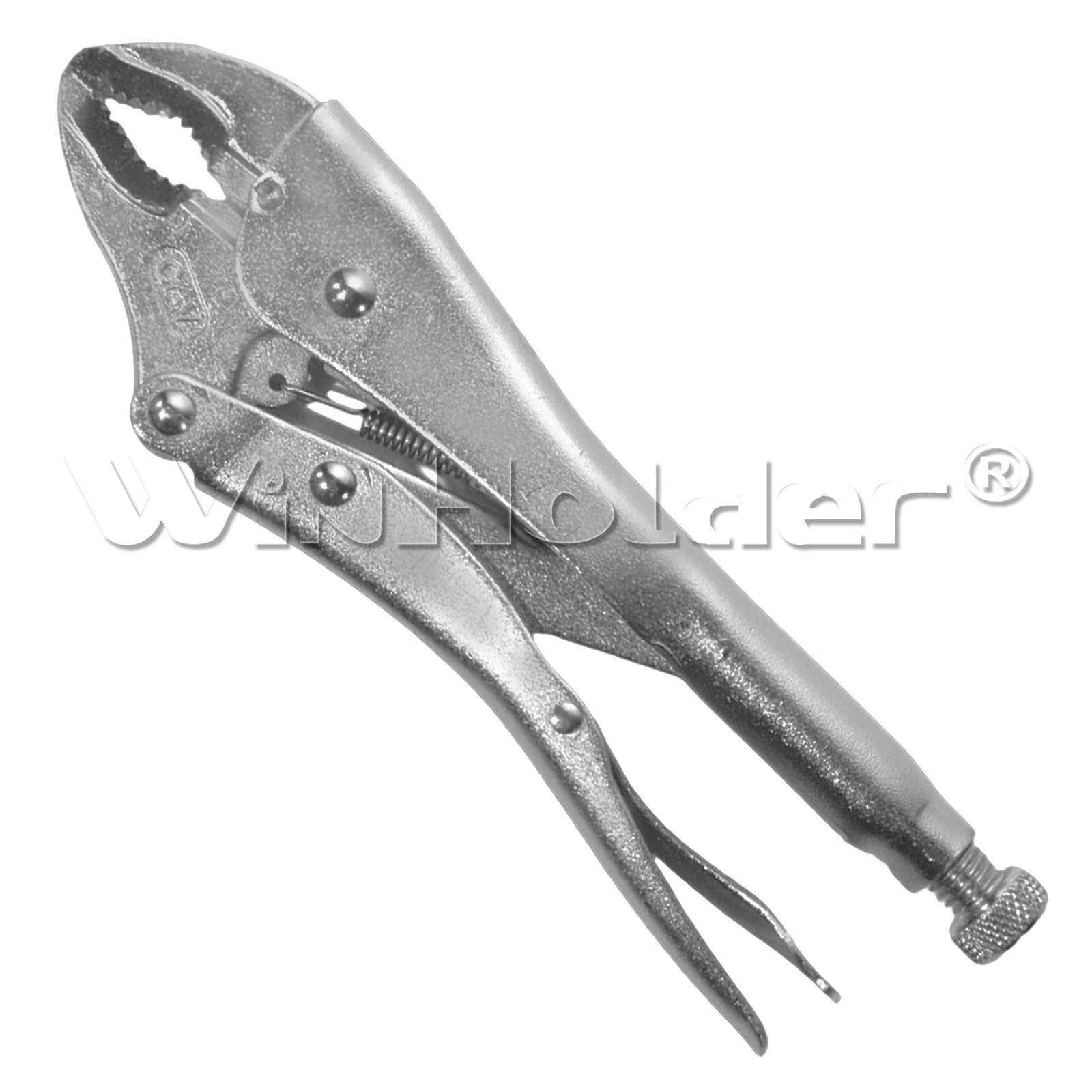 10" Curved Jaw Locking Pliers Heavy Duty Cr-V Steel Clamp Multi Functional Tool