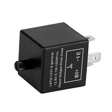 Car LED Flasher Relay 12V 3 Pin, Car Turn Indicator Relay Speed Adjustable