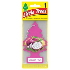 LITTLE TREES Car Air Freshener Hanging Paper Tree, DRAGON FRUIT, 1 Pack