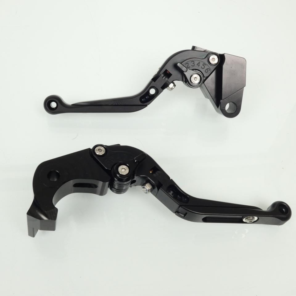 Levier Kawasaki 1000 Z H2 droit et gauche Myra en aluminium noir pour moto