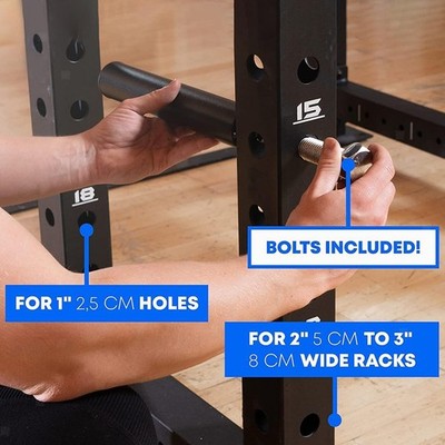 Power Rack Attachment Barbell Plate Storage Holder Platzsparender