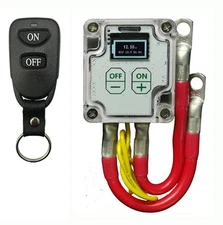 Car Battery Disconnect Isolator Wireless Remote Control Cut Off Master Switch