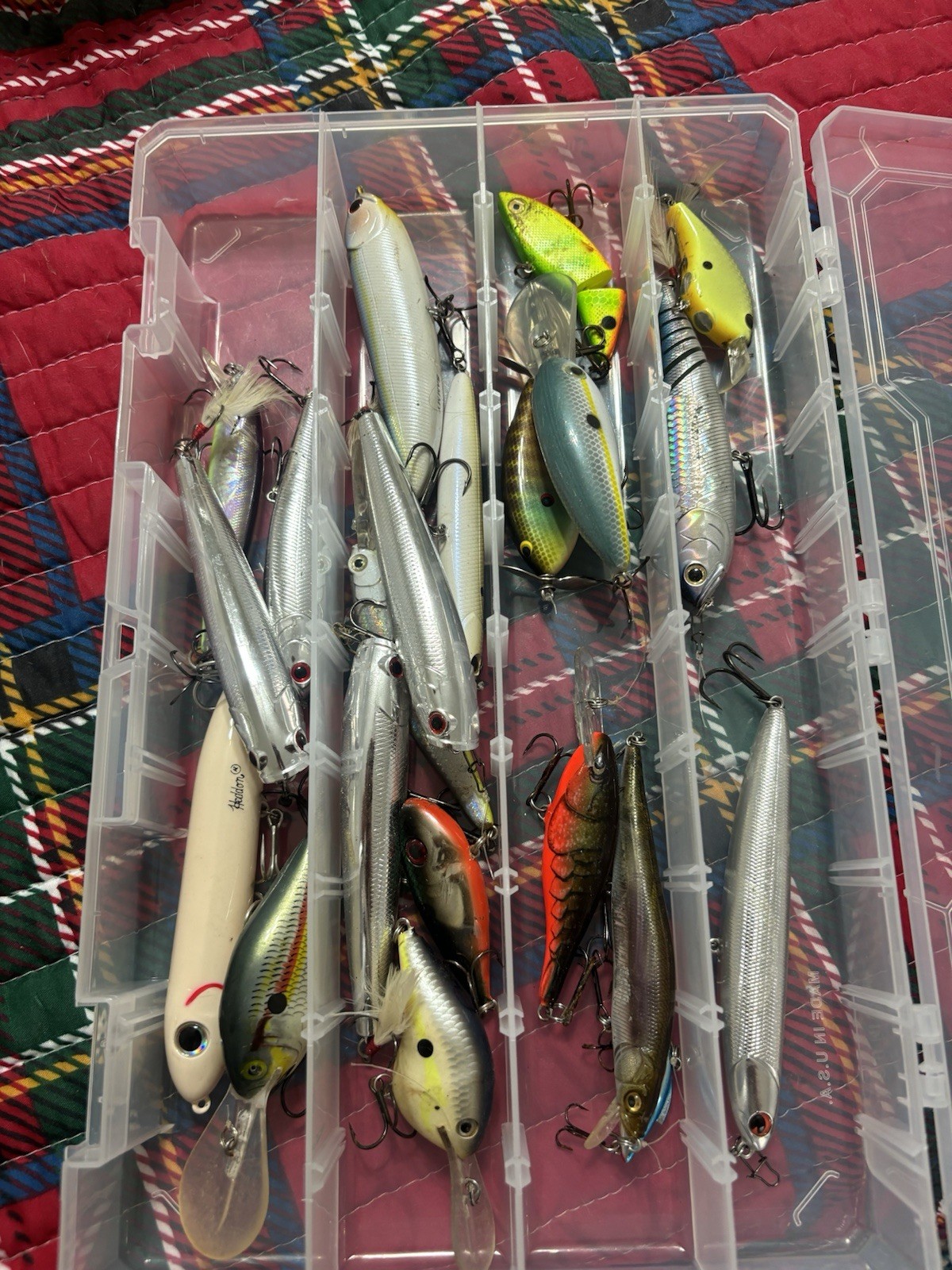 Bunch Of Bass Fishing Lures With Other Items Included - Image 8