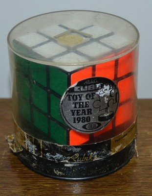 Ideal Rubik's Cube Vintage 1980 Spielzeug im Originalkoffer - geöffnet aber unbespielt