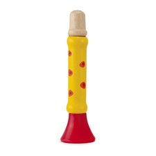 Legler 10695 Mini Trompete gelb - Flöte - Tröte ab 18 Monate Holz