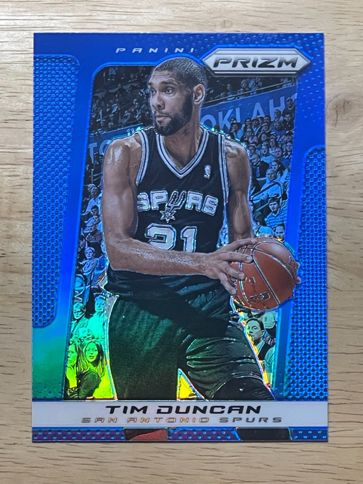 2013-14 Panini Prizm - Tim Duncan #80 Blue Prizm