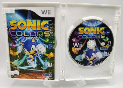Sonic Colors - (Nintendo Wii, 2010) *CIB* Great Condition* White Label* Tested!