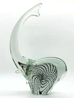 Murano Hand Blown Art glass Spiral Elephant 12" tall