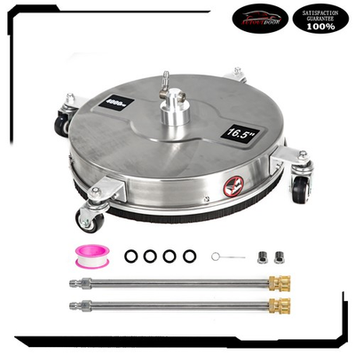 #ad 16.5quot; Pressure Washer Surface Cleaner Stainless Steel Power Washer Attachment $51.25