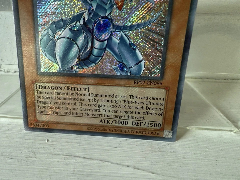 Blue-Eyes Shining Dragon RP02-EN096 Retro Pack 2 Unlimited Edition Yugioh 2020 - Image 2 of 4