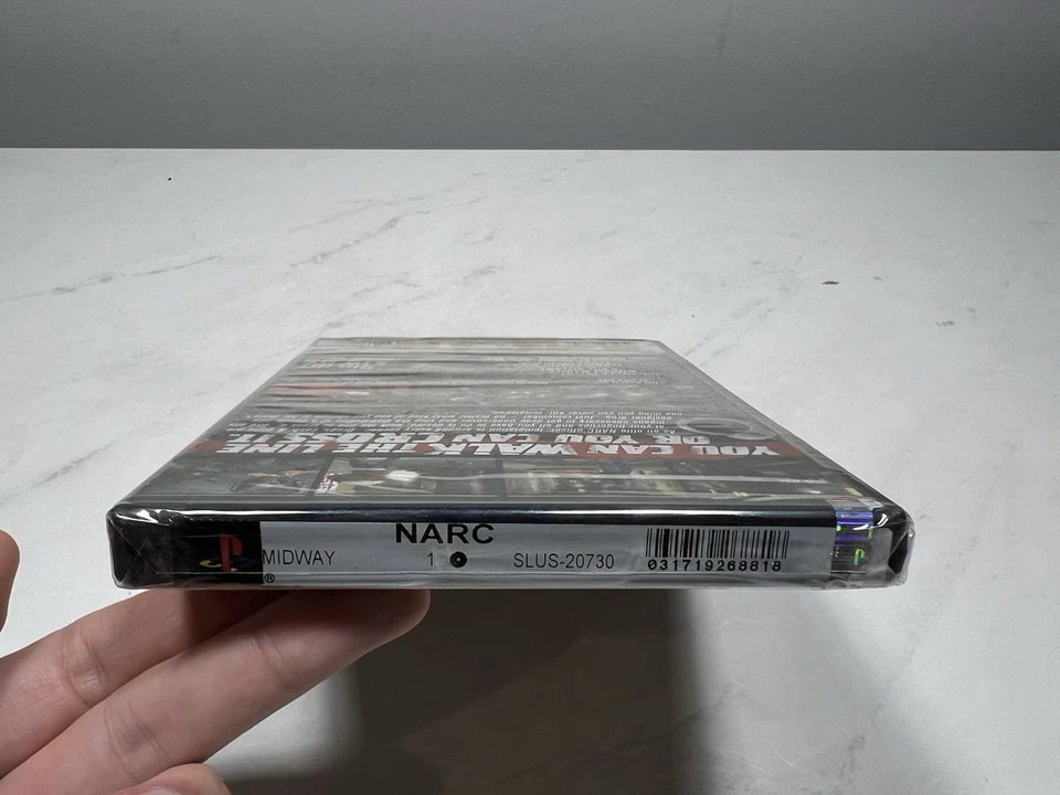 NARC Sony PlayStation 2 Factory Sealed PS2 Brand New HTF Retro Game - Image 3 of 4