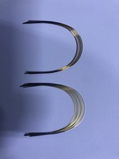 24K Gold Coated Super elastic Ni-Ti Orthodontic Rectangular Wires 12 sizes 1pc